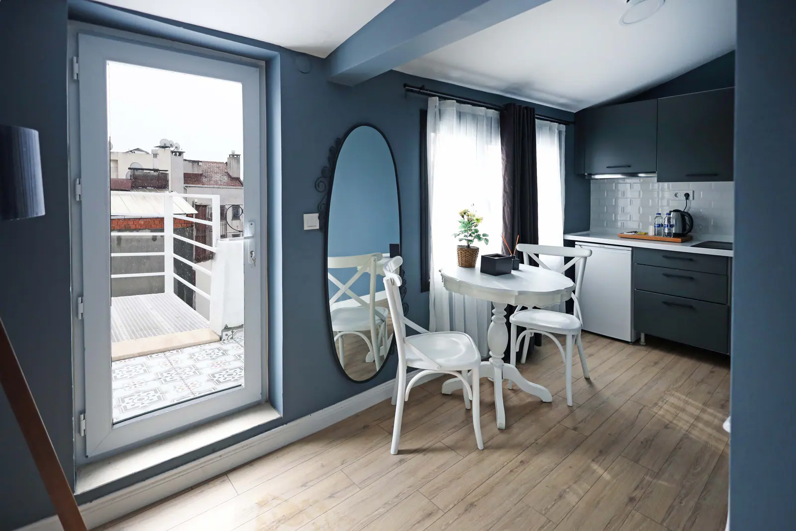 Terrace Suite — view across the Galata rooftops